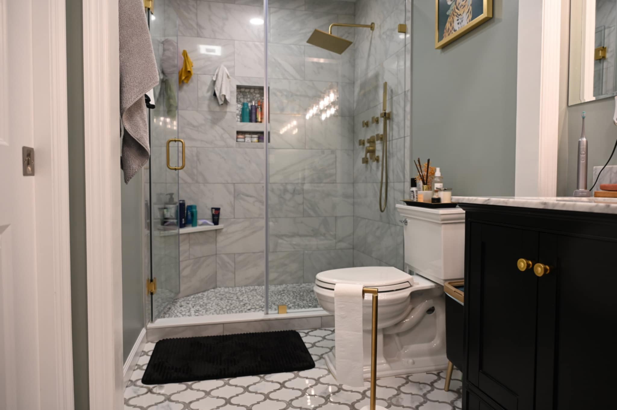 Luxury bathroom renovation by Benitez Remodeling